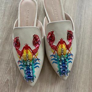 Kurt Geiger London Otter Leather Lobster Mule size 38